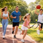 découvrez comment le sport de haut niveau favorise le bien-être et l'épanouissement d'une famille heureuse et soudée.