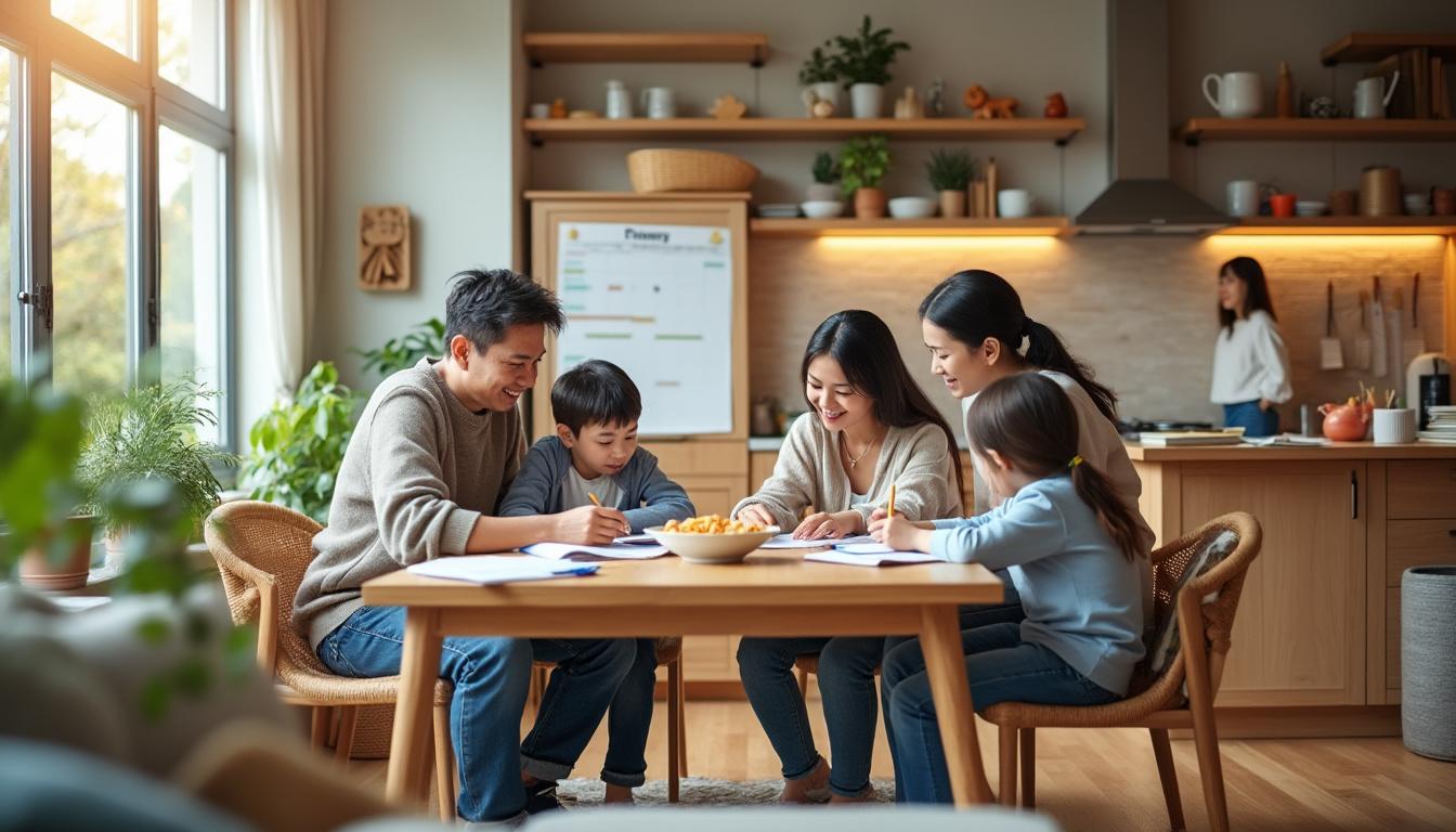 découvrez des conseils pratiques pour organiser efficacement le quotidien familial et faciliter la gestion des tâches, du temps et des activités de chacun.