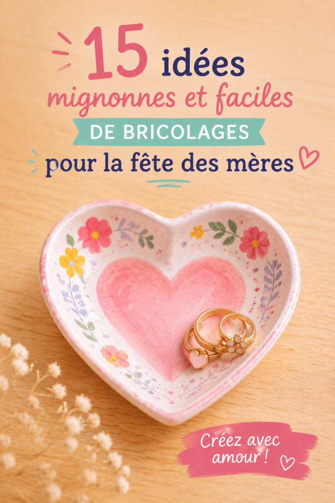 Des enfants réalisant des crafts pour la fête des mères