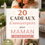 Cadeau d'anniversaire surprise pour maman avec une belle carte