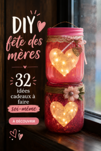 Idées de cadeaux faits maison pour la fête des mères