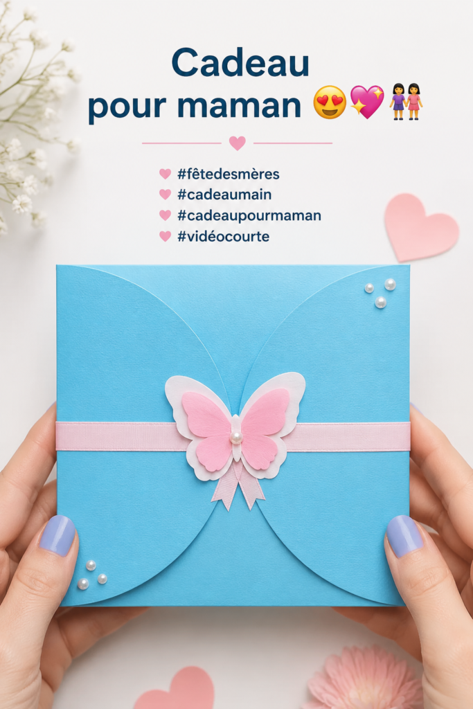 Un cadeau fait main élégant et personnalisé pour la fête des mères