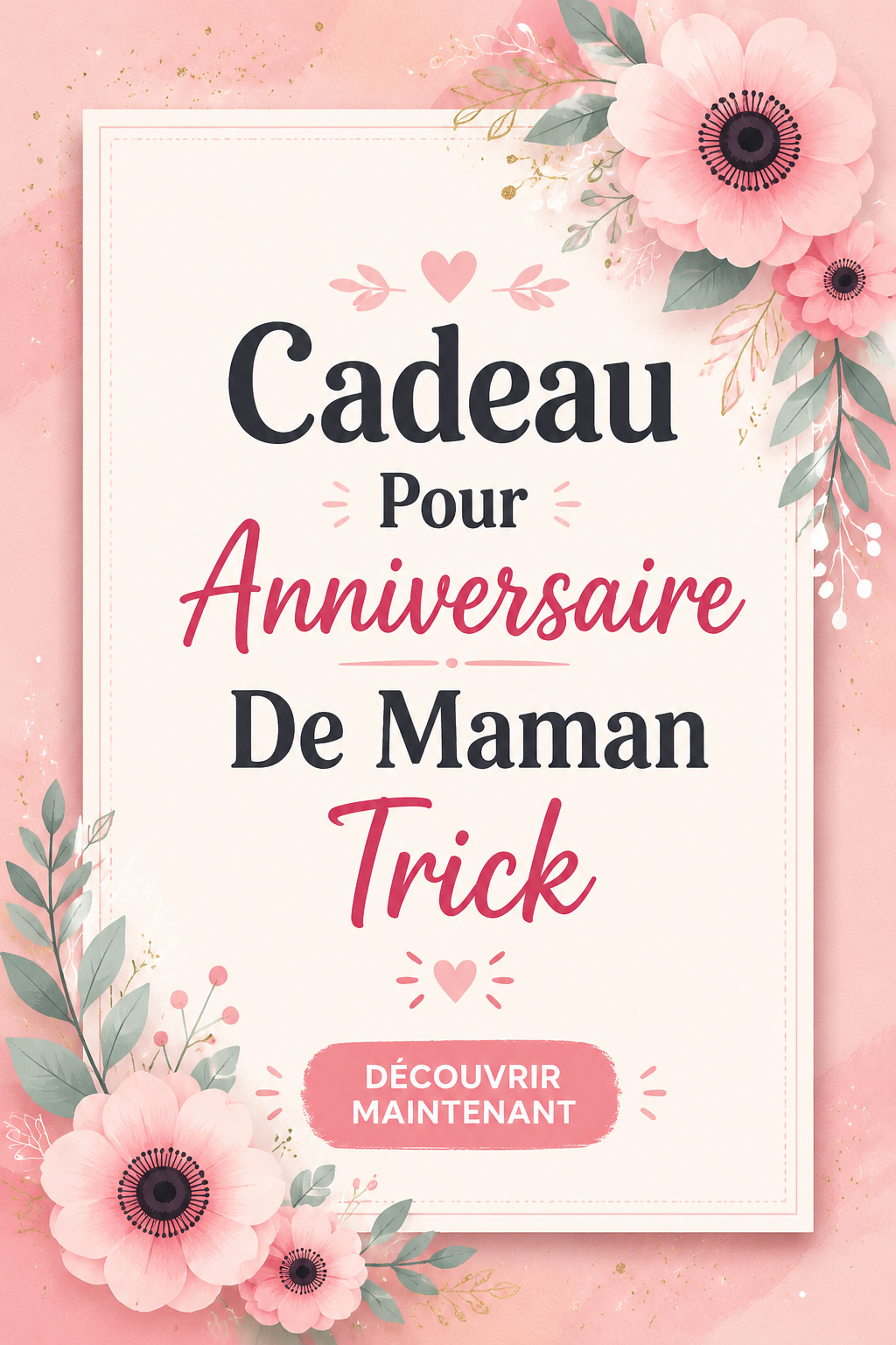 Assortiment de cadeaux originaux pour l'anniversaire de maman