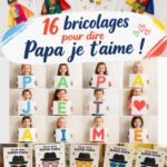Bricolages faits main pour la fête des pères, mettant en avant l'amour d'un enfant pour son père.