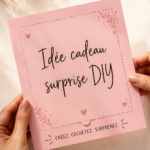 Idée de cadeau surprise fait maison avec un emballage créatif.