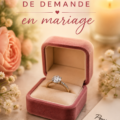 Bague de demande en mariage en or avec un diamant scintillant