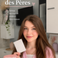 Création d'un cadeau fait main pour la fête des pères, illustrant l'amour filial.