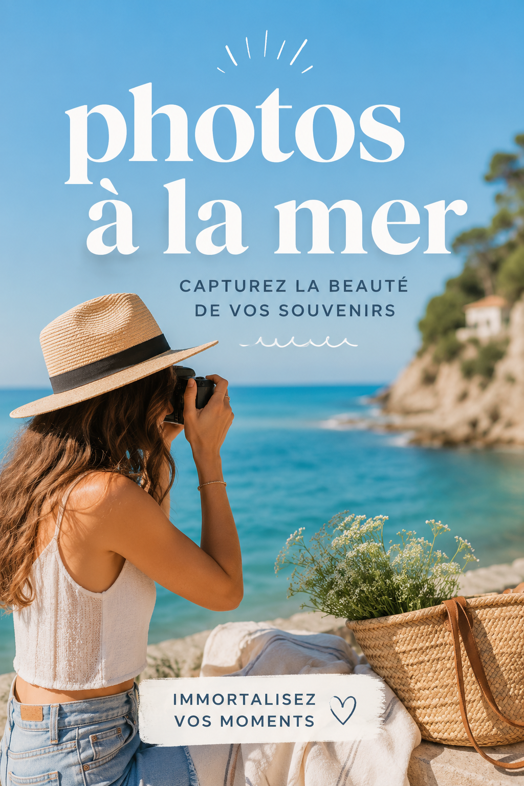 Photo d'une plage au coucher de soleil avec des vagues
