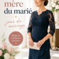 Robe élégante pour la mère du marié en tissu fluide et couleurs douces