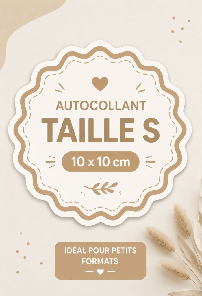 Sticker personnalisé représentant un petit calamar sur fond coloré.