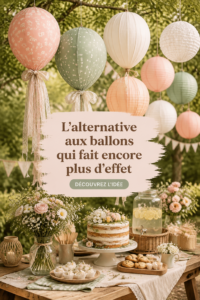Alternatives élégantes aux ballons décoratifs pour célébrations