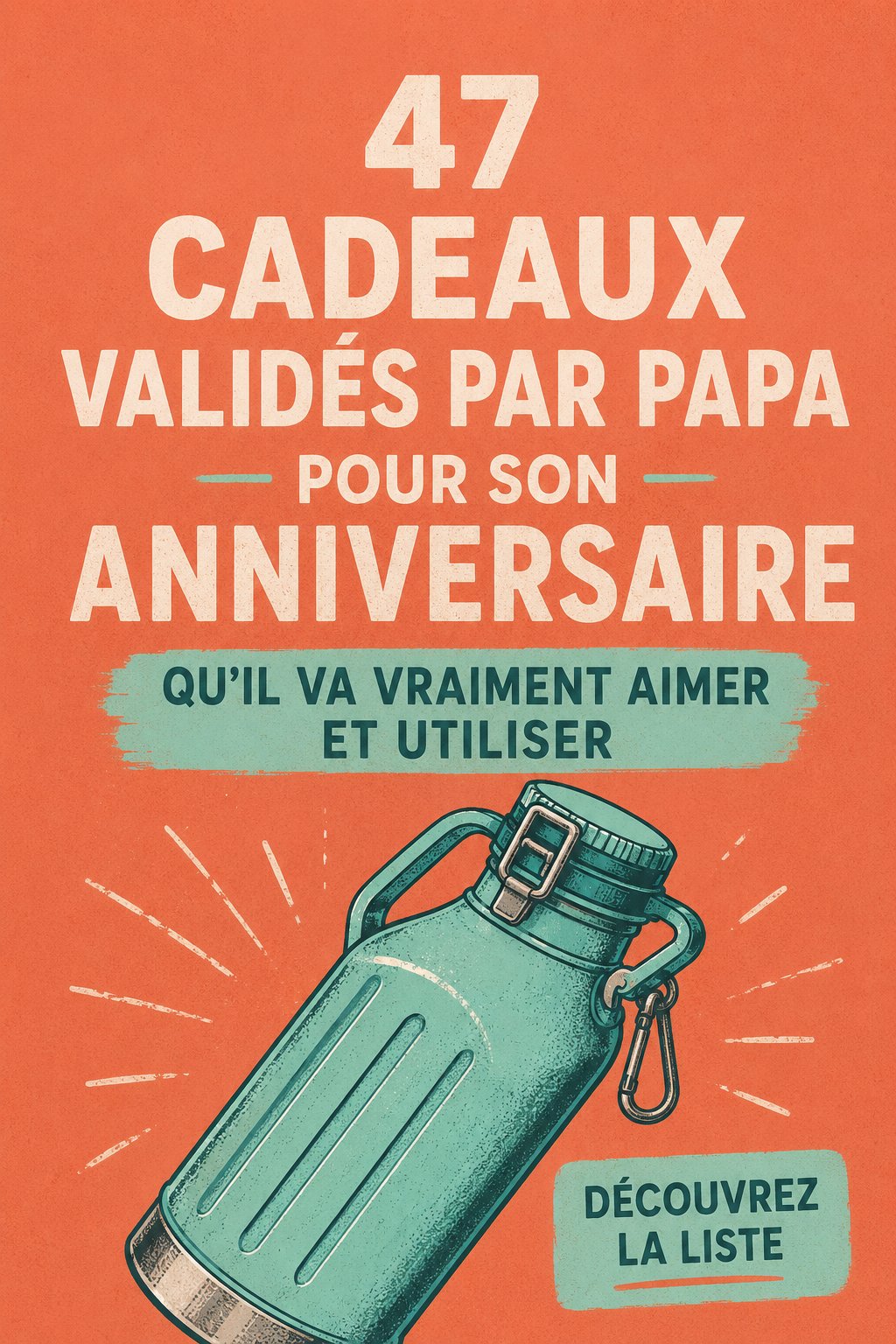 Cadeaux d'anniversaire pour les pères : choix variés et personnalisés.