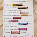 Une carte sucrée pleine de douceurs pour célébrer les mamans