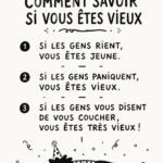 Une carte d'anniversaire humoristique avec un message drôle sur le vieillissement
