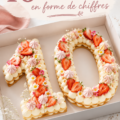Gâteau numéroté coloré pour une célébration