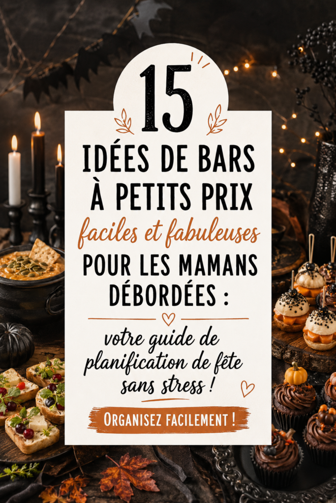 Un bar à nourriture coloré avec plusieurs options de plats pour une fête.