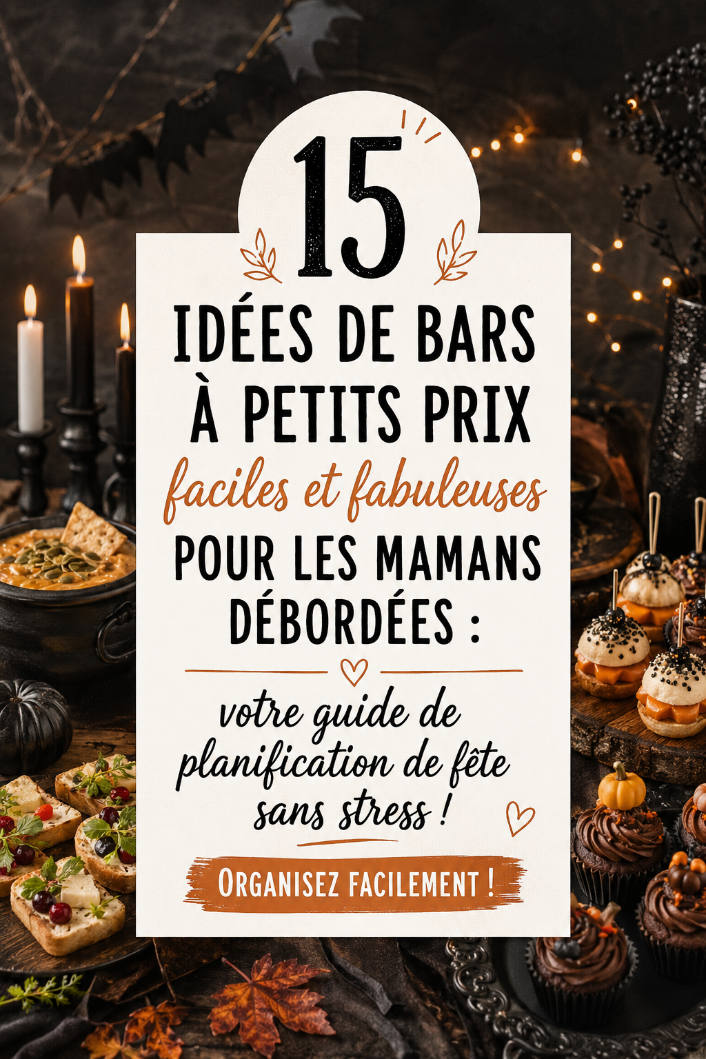 Un bar à nourriture coloré avec plusieurs options de plats pour une fête.