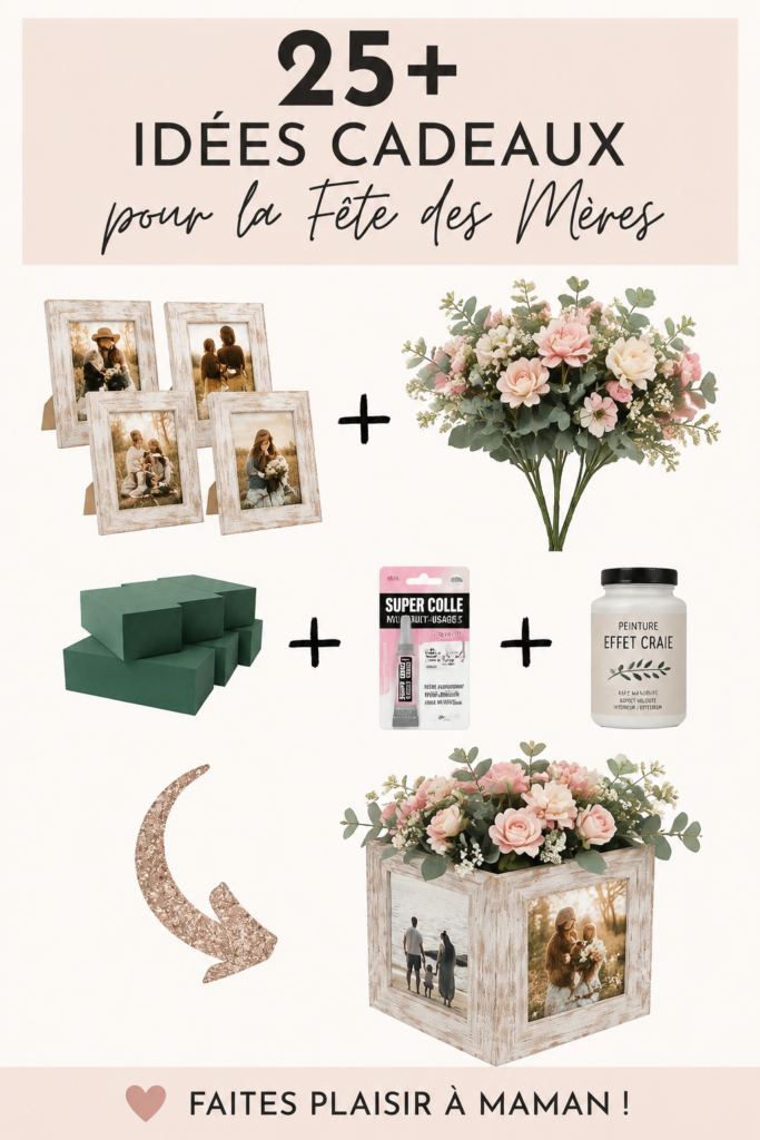 Femme souriante recevant un cadeau pour la fête des mères