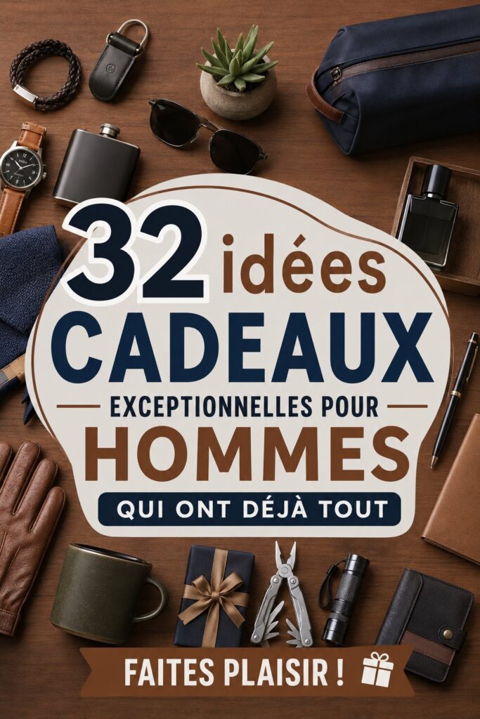 idées de cadeaux pour hommes qui ont tout avec des objets uniques