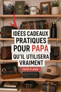 Un ensemble d'idées de cadeaux pratiques pour les papas