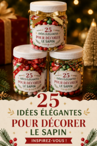Un sapin de Noël décoré avec élégance, mêlant ornements dorés et rouges.