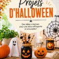 Une table décorée pour Halloween avec des projets DIY colorés et festifs.