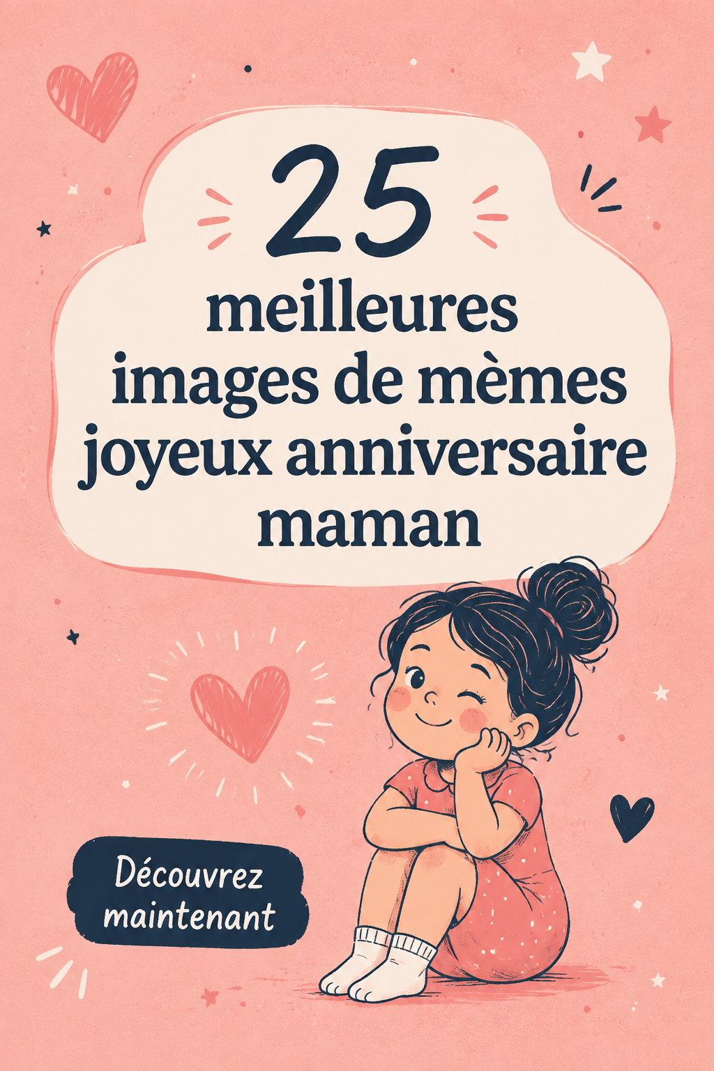 Meme humoristique pour l'anniversaire d'une maman, avec des images et du texte drôle.