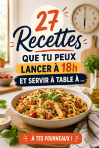 Recette rapide de plat pour un dîner improvisé