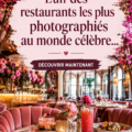 Restaurant décoré pour une célébration avec des plats raffinés et une ambiance conviviale.