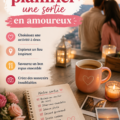 Couple souriant pendant une sortie romantique au parc