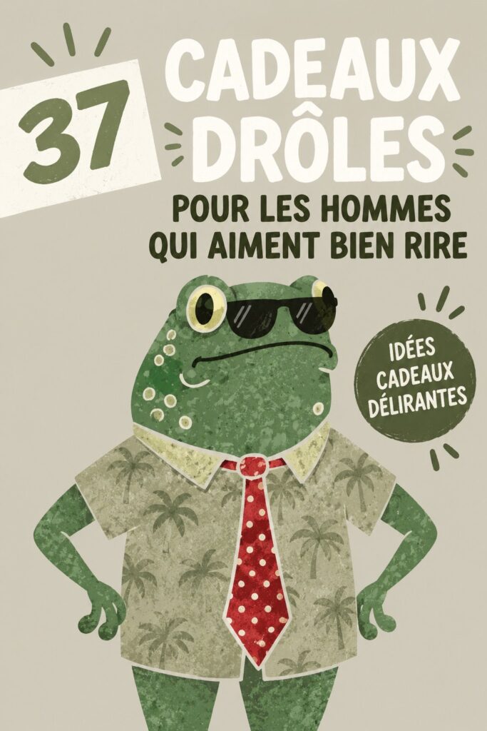 Cadeau humoristique pour homme, conçu pour faire rire