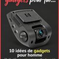 Sélection de gadgets modernes et pratiques pour les hommes, sur fond de célébration.