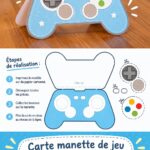 Carte cadeau DIY faite à la main pour les jeux vidéo