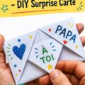 Une carte DIY colorée faite main pour la fête des pères