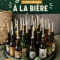 Gâteau à la bière décoré pour une fête d'anniversaire