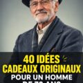 Une sélection de cadeaux pour un homme de 70 ans mettant en avant des objets variés et originaux.