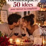 Un couple partage un moment romantique lors d'un dîner aux chandelles