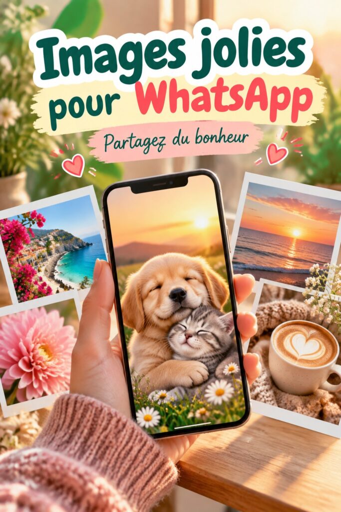 Image colorée à partager sur WhatsApp pour égayer les conversations
