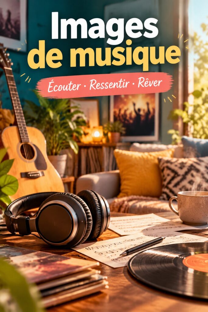 Décoration de fête avec des éléments musicaux magnifiques.
