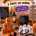 Des enfants jouant à des jeux d'Halloween faits maison dans le jardin