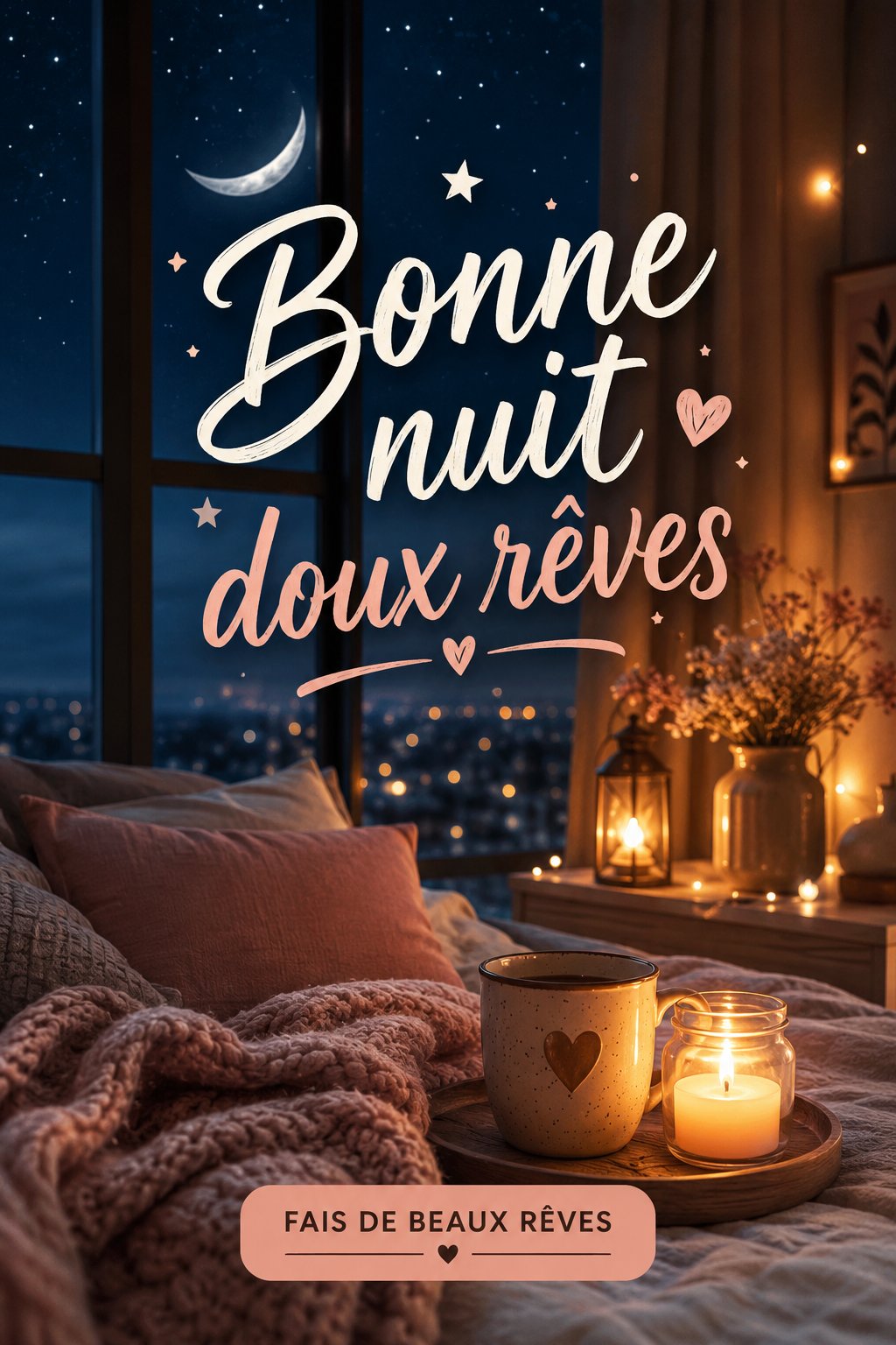 Une chambre confortable pour une bonne nuit de sommeil.