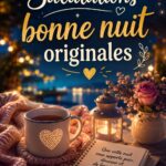 Une série créative de salutations bonne nuit originales