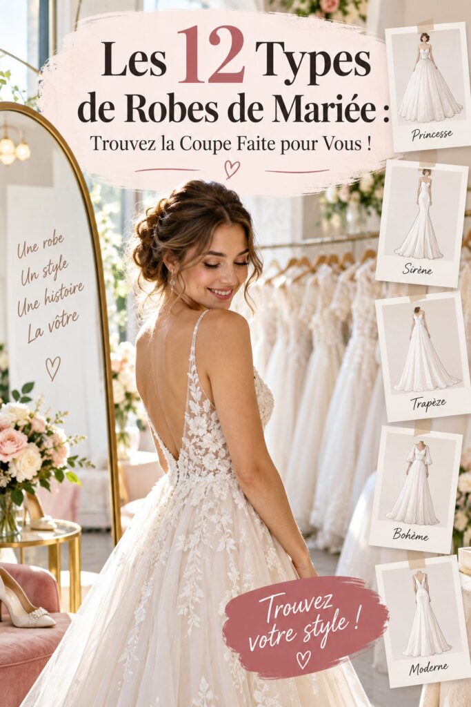 Sélection de robes de mariée élégantes et variées pour le grand jour