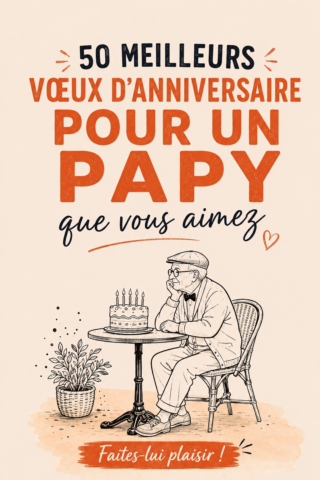 Un gâteau d'anniversaire décoré pour un homme de 50 ans