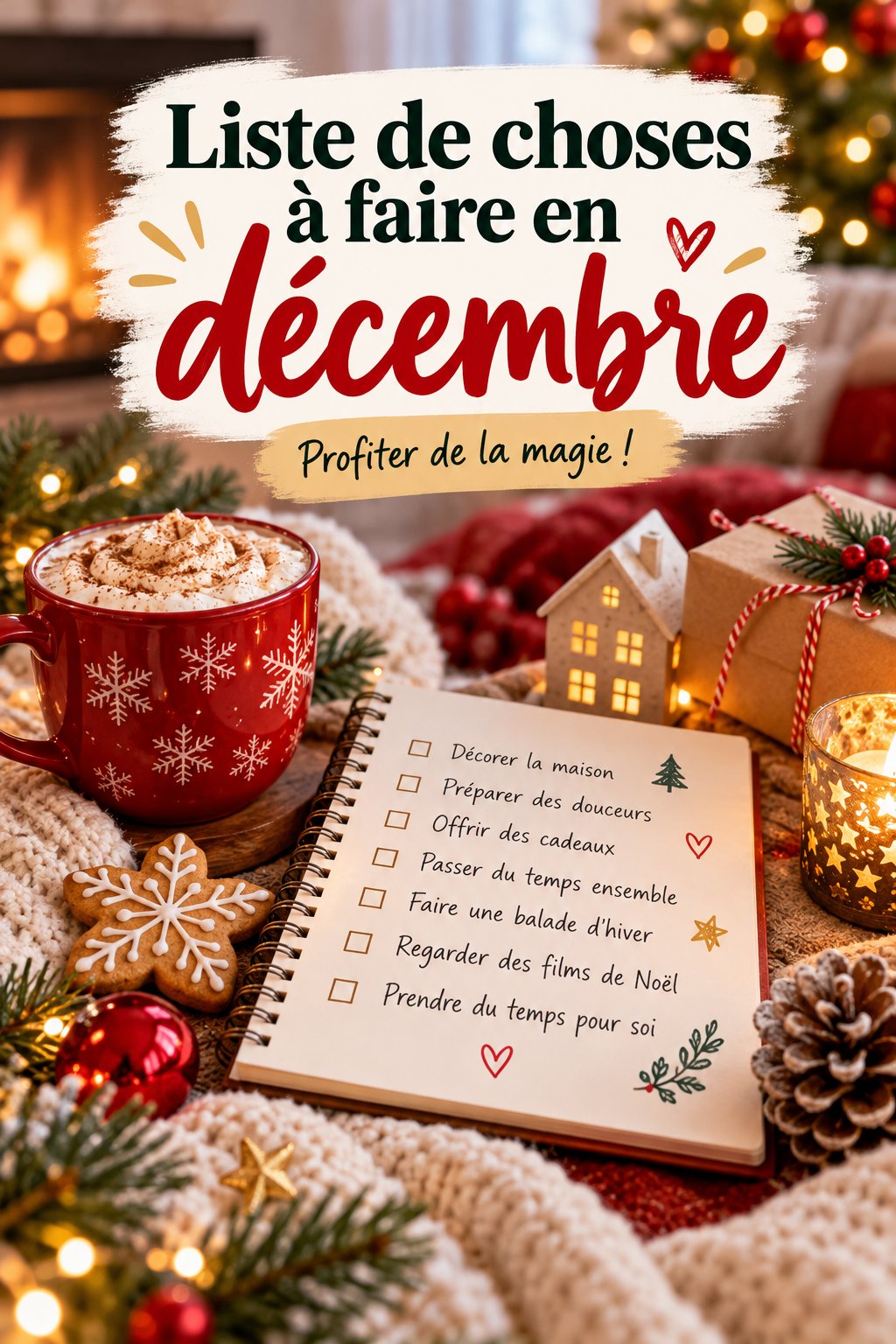Activités festives en décembre avec la famille et les amis