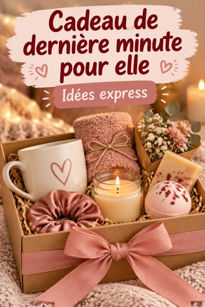 Idées de cadeaux de dernière minute faciles à réaliser