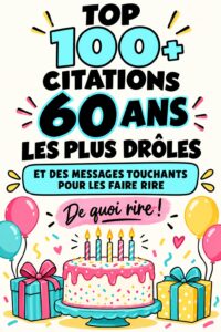 Un fond festif avec des ballons et des bannières pour un 60ème anniversaire joyeux.