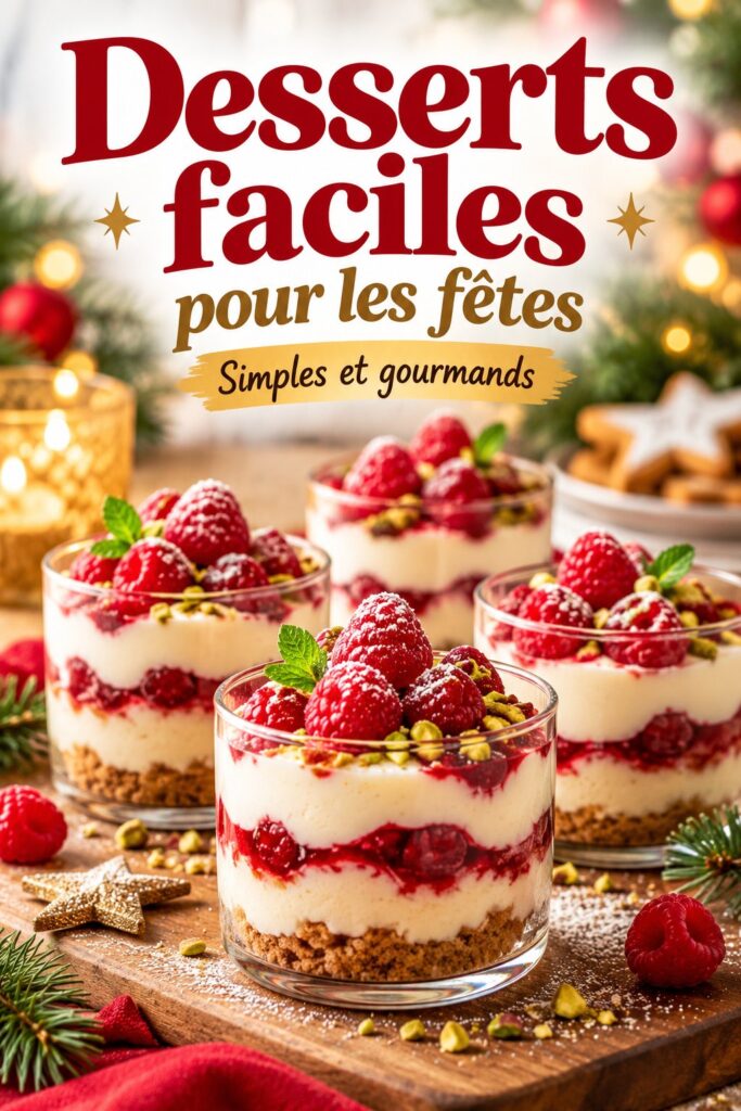 Desserts gourmands faciles à préparer pour une fête