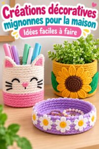 Un intérieur décoré avec des créations DIY adorables et personnelles.