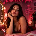Décoration inspirée de l'esthétique Jennifer's Body pour une célébration sombre et élégante.